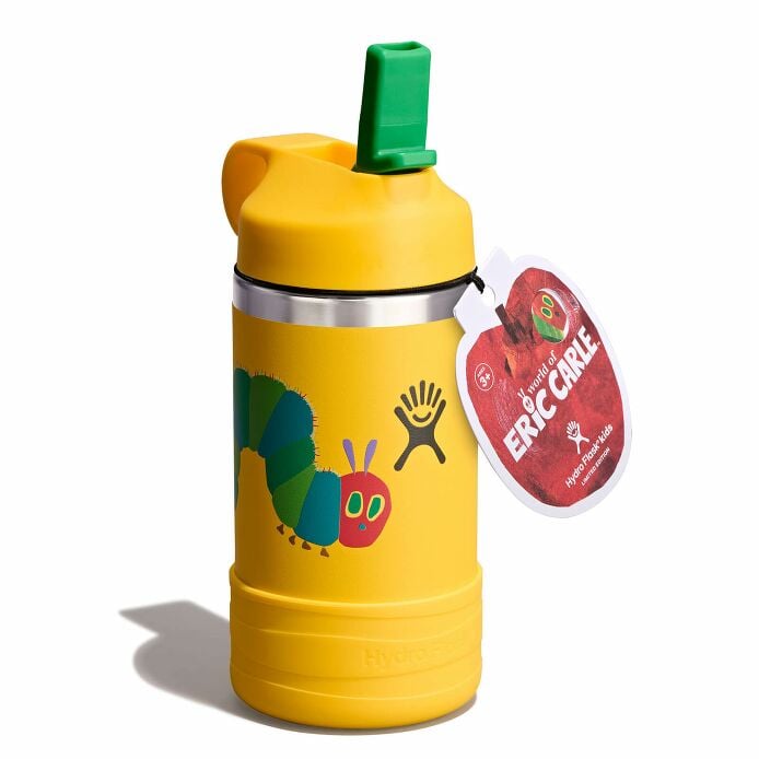 kids-12-oz-bottle-world-of-eric-carletm-d6 le26-w12-1000-kids-12-oz-wide-straw-cap-and-boot-yellow-caterpillar-angled-lid-open-withtag_1.jpg