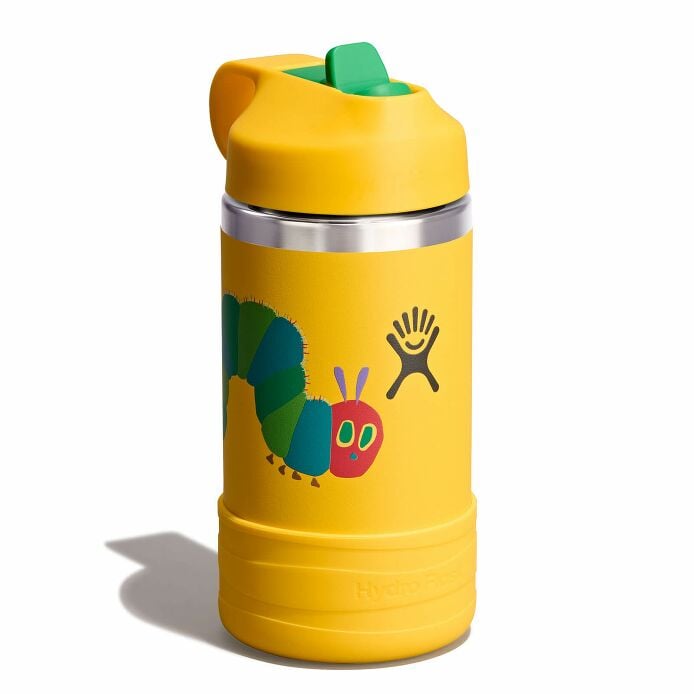 kids-12-oz-bottle-world-of-eric-carletm-d6 le26-w12-1000-kids-12-oz-wide-straw-cap-and-boot-yellow-caterpillar-angled_1.jpg