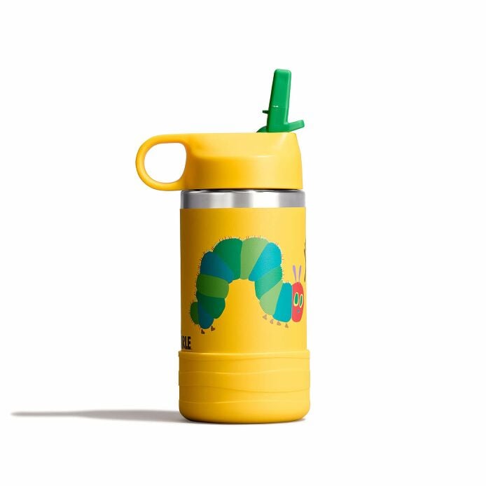 kids-12-oz-bottle-world-of-eric-carletm-d6 le26-w12-1000-kids-12-oz-wide-straw-cap-and-boot-yellow-caterpillar-straight-sideview_1.jpg