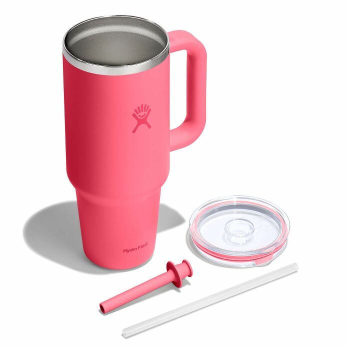 40-oz-travel-tumbler-t8 tt40pscc668-40-oz-travel-tumbler-clear-lid-popstar-pink-exploded.jpg
